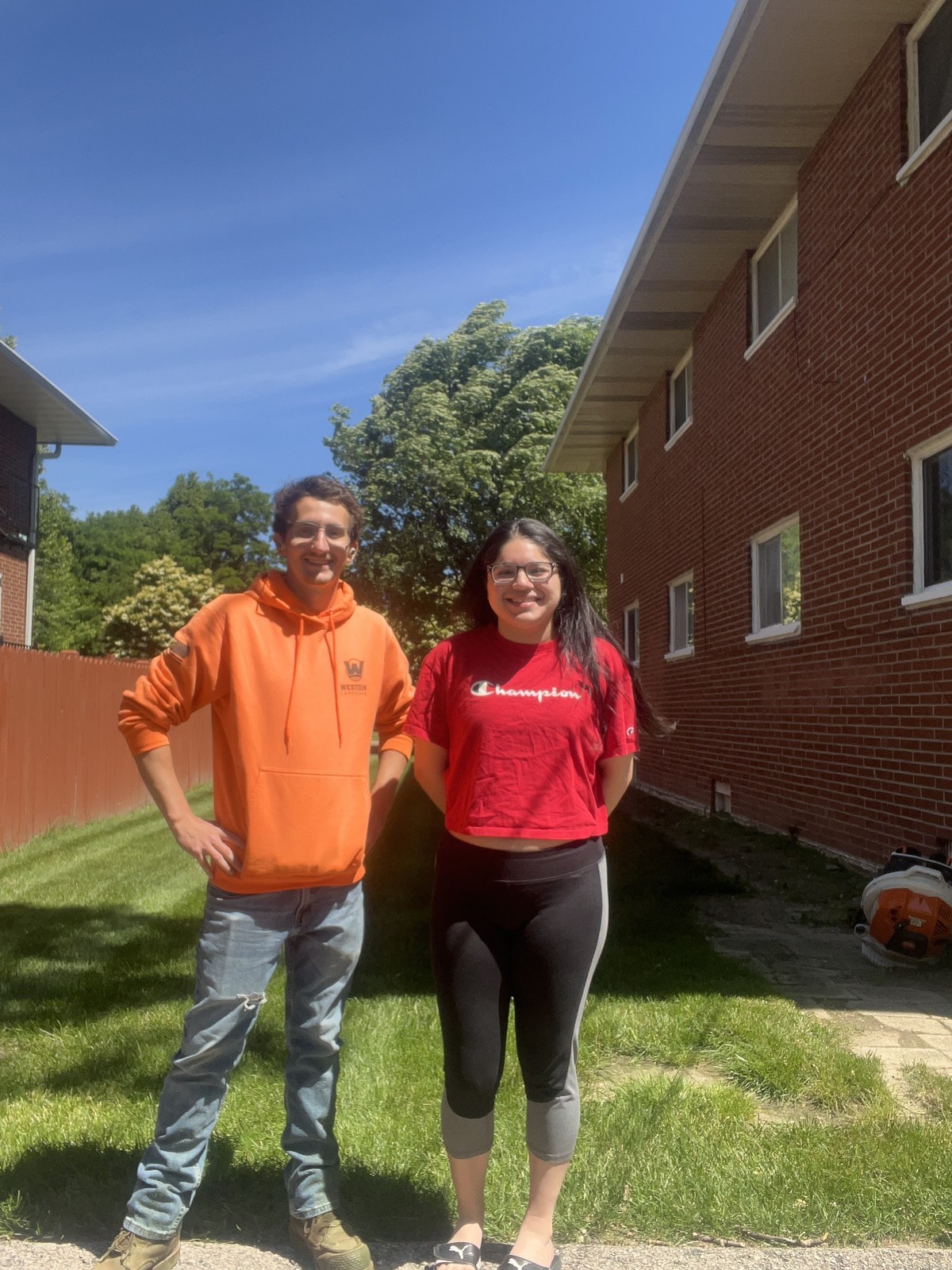 The Western Landscape crew with a happy Madison-area customer
